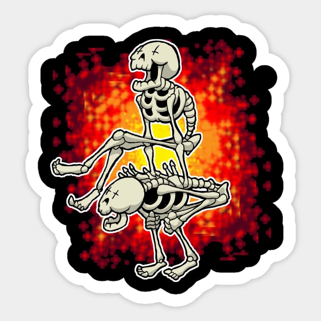 jumping bones Sticker by yayzus